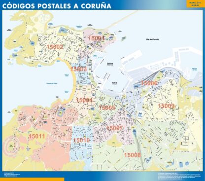 A Coruna códigos postales