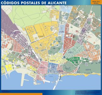 Alicante códigos postales