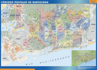 Barcelona códigos postales