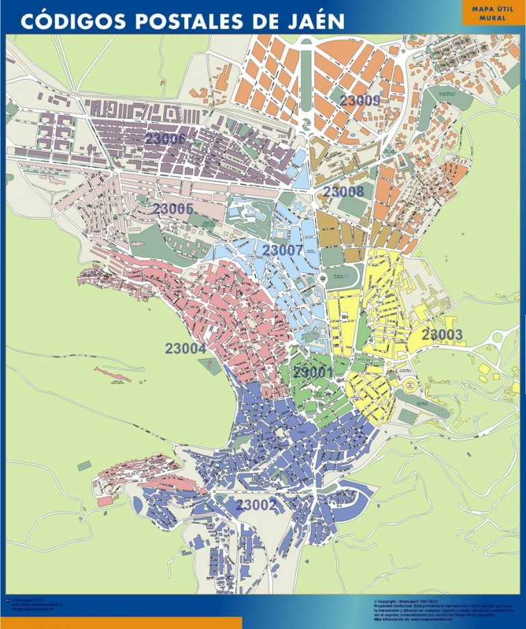 Jaen códigos postales