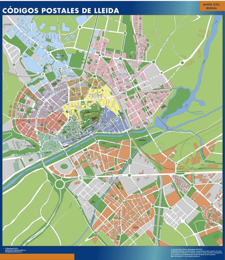 Lleida códigos postales