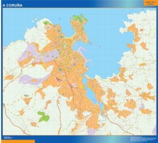 Mapa A Coruna callejero