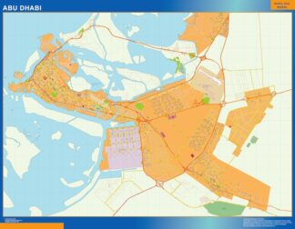 Mapa Abu Dhabi