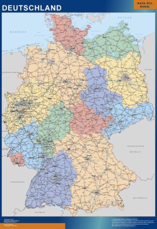 Mapa Alemania