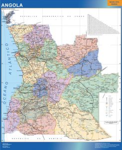 Mapa de Angola