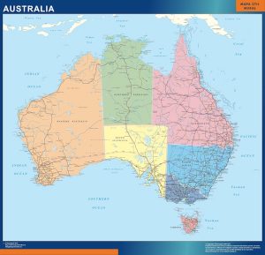Mapa de Australia