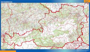Mapa de Austria