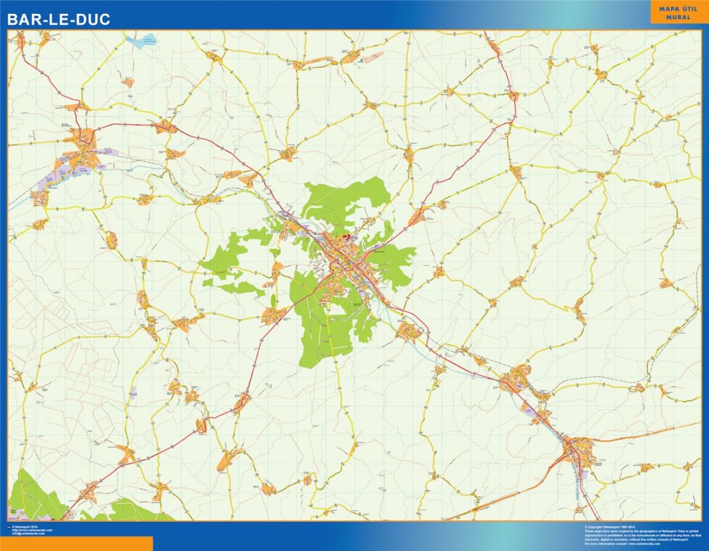 Mapa Bar Le Duc en Francia