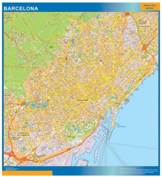 Mapa Barcelona callejero