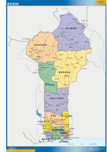 Mapa de Benín