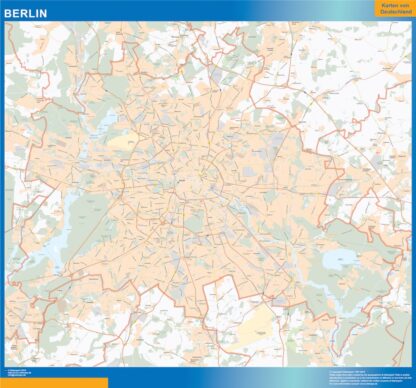 Mapa Berlin