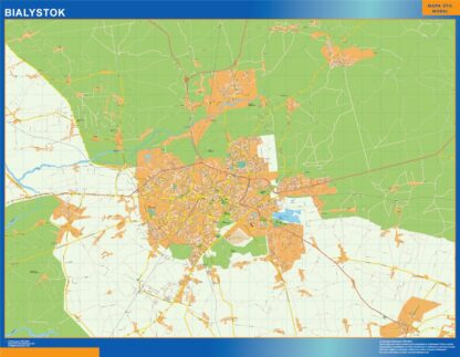 Mapa Bialystok Polonia