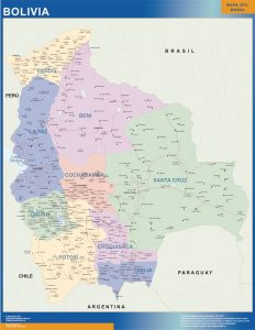 Mapa de Bolivia