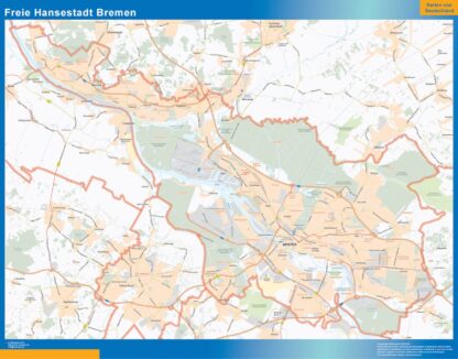 Mapa Bremen