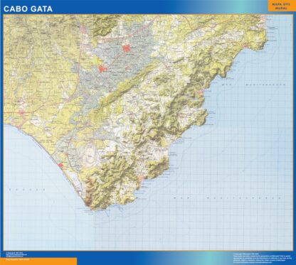 Mapa Cabo Gata