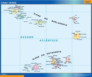 Mapa de Cabo Verde