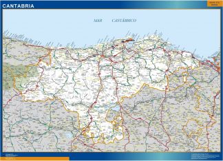 Mapa Cantabria carreteras