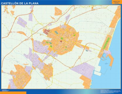 Mapa Castellon de la Plana callejero