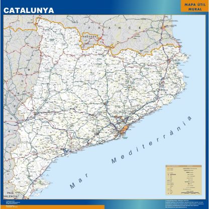 Mapa Cataluña carreteras