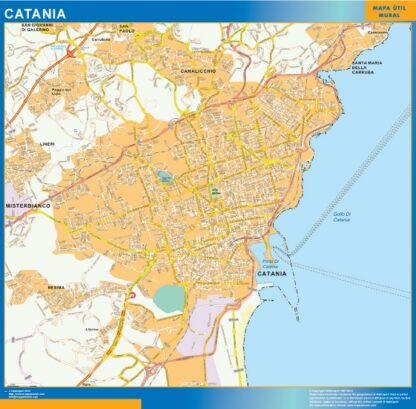 Mapa Catania