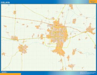 Mapa Celaya en Mexico