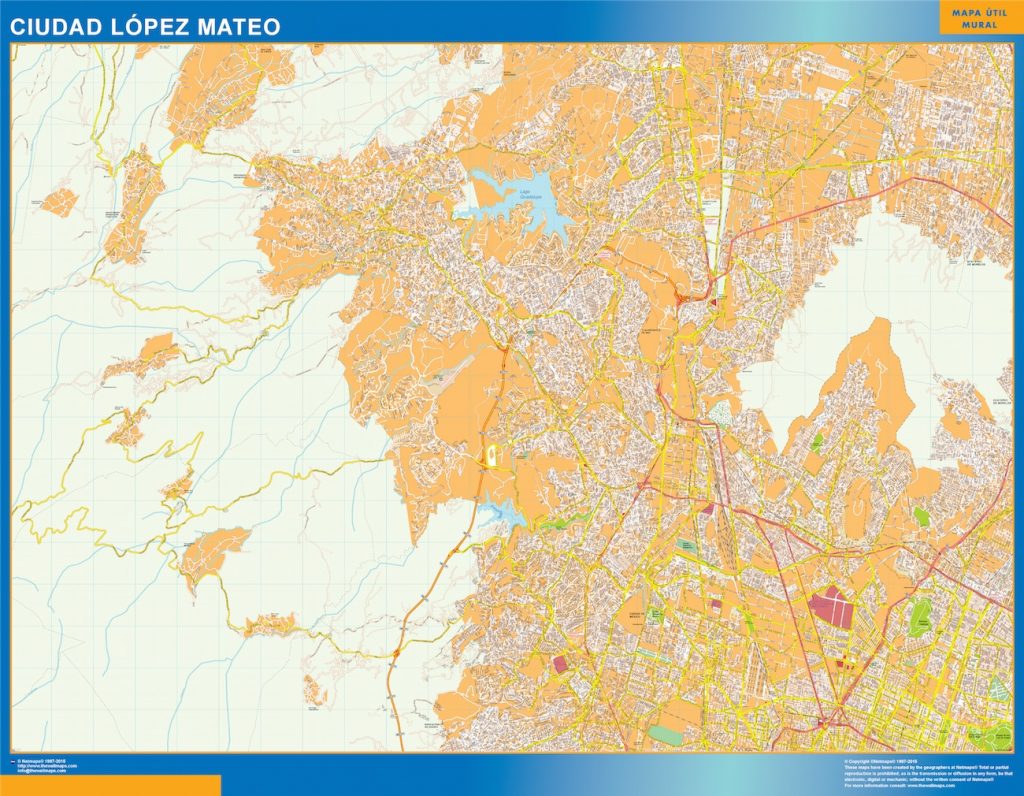 Mapa Ciudad Lopez Mateo en Mexico