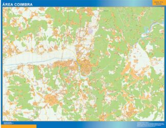 Mapa Coimbra área urbana 2