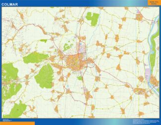 Mapa Colmar en Francia