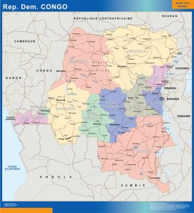 Mapa de Congo