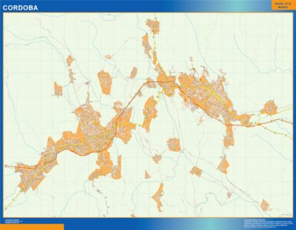 Mapa Cordoba en Mexico