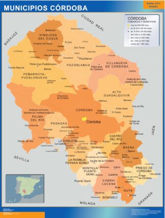 Mapa Cordoba por municipios