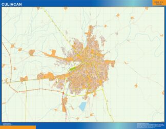 Mapa Culiacan en Mexico