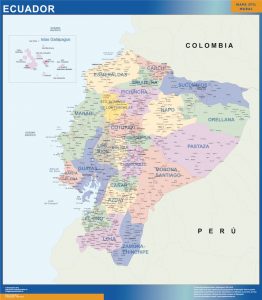 Mapa de Ecuador