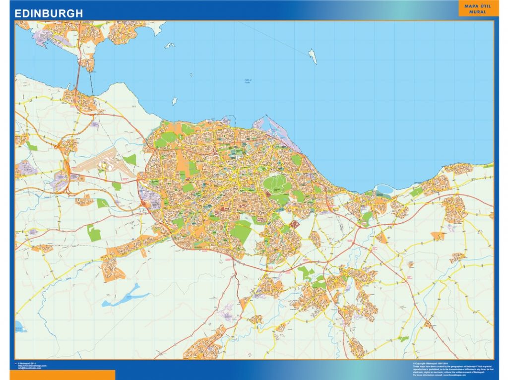 Mapa Edinburgh