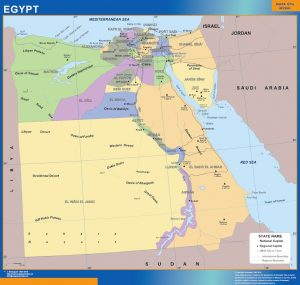 Mapa de Egipto