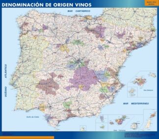 Mapa Espana Denominacion Origen Vino