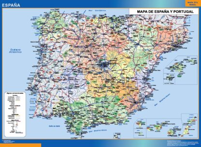 Mapa España simple