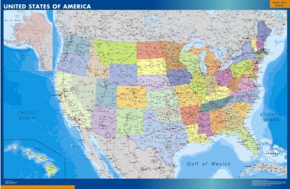 Mapa Estados Unidos de America