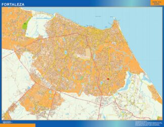 Mapa Fortaleza Brasil