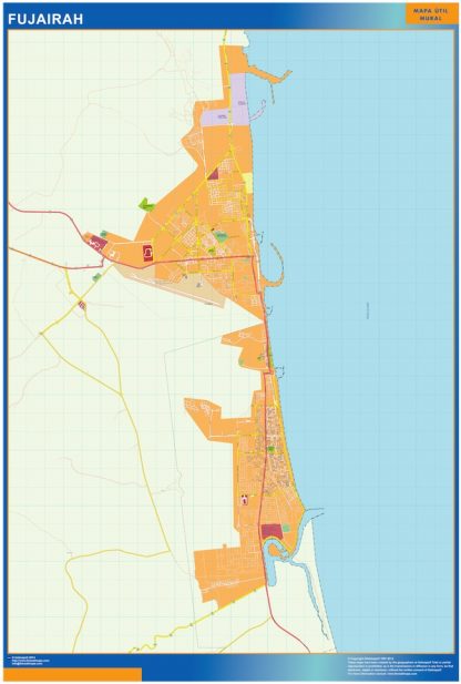 Mapa Fujairah