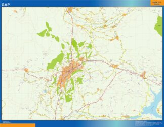 Mapa Gap en Francia