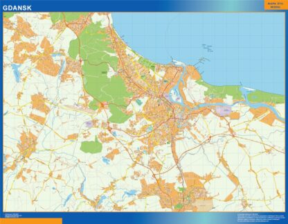 Mapa Gdansk Polonia