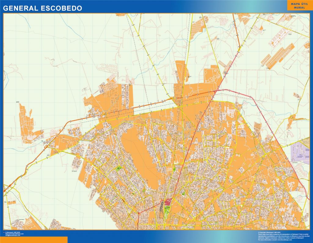 Mapa General Escobedo en Mexico