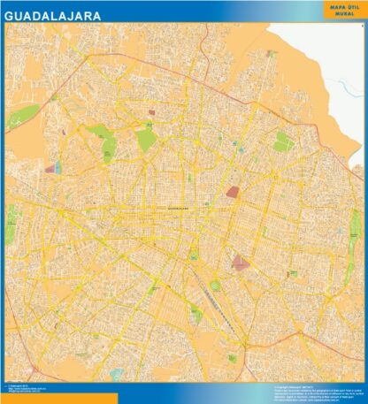 Mapa Guadalajara Centro en Mexico