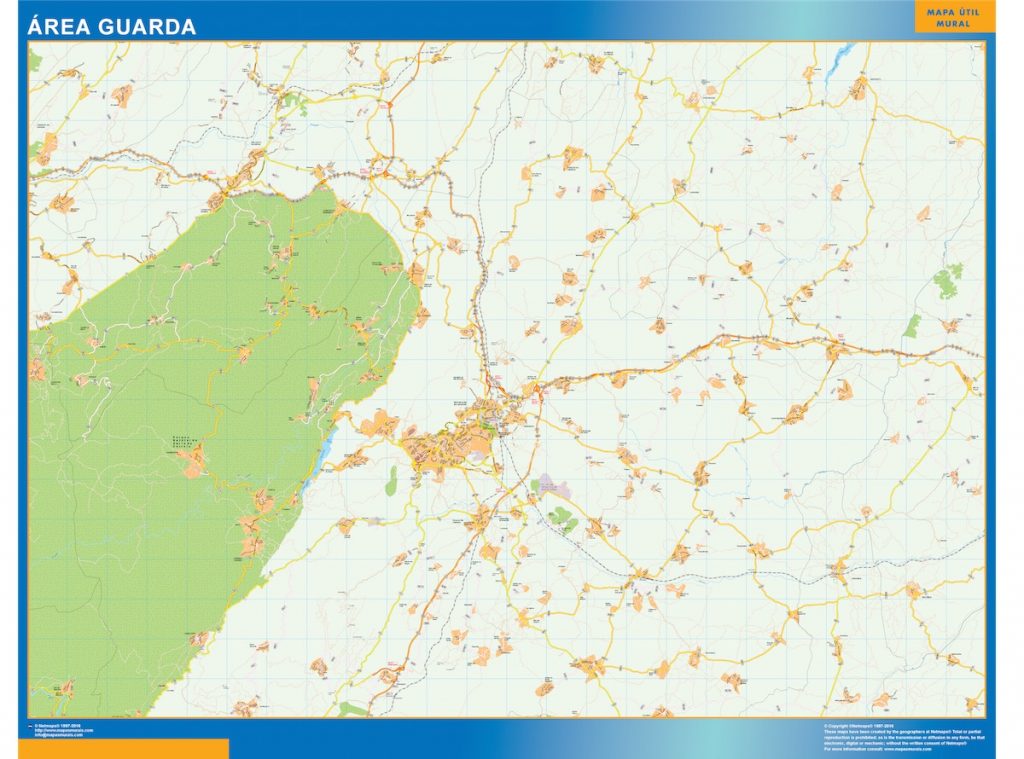 Mapa Guarda área urbana