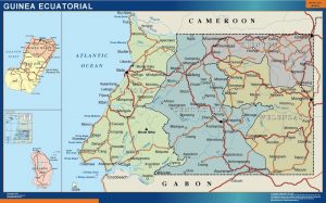 Mapa de Guinea Ecuatorial