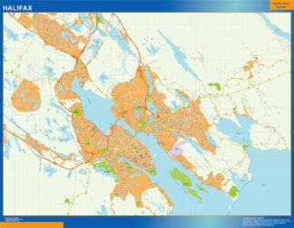 Mapa Halifax en Canada