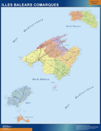 Mapa Islas Baleares