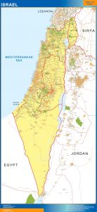 Mapa de Israel