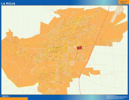 Mapa La Rioja en Argentina